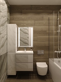 Style Line Мебель для ванной Даймонд 60 Люкс белая, PLUS подвесная – фотография-3